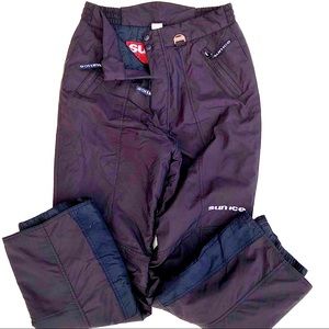 SUN ICE DISCIPLINE BLACK SKI PANTS SIZE 16